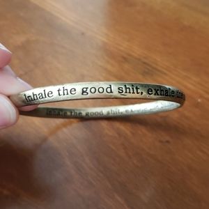Gold bronze bracelet